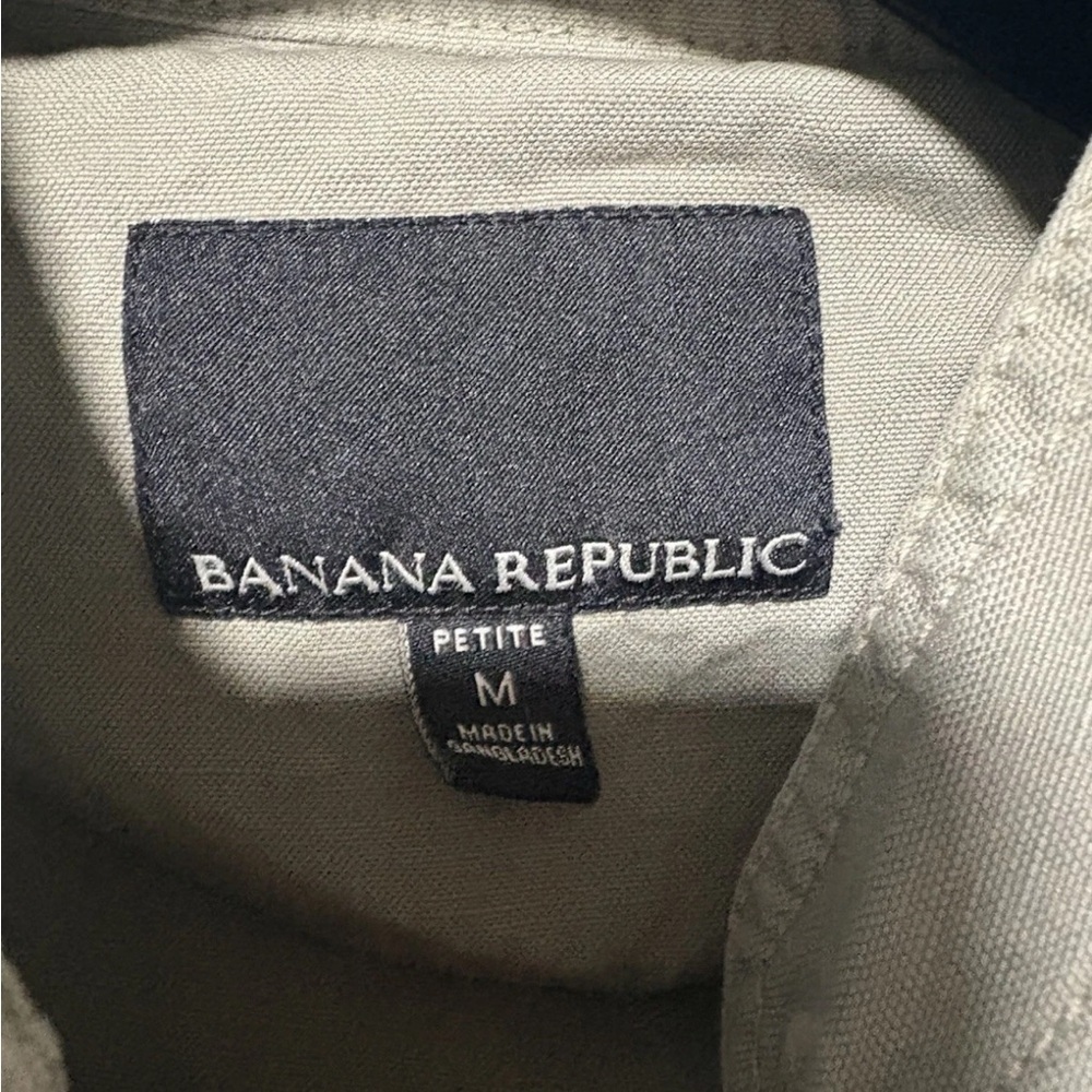 Vintage Banana Republic Khaki Utility Jacket - Picture 5 of 7